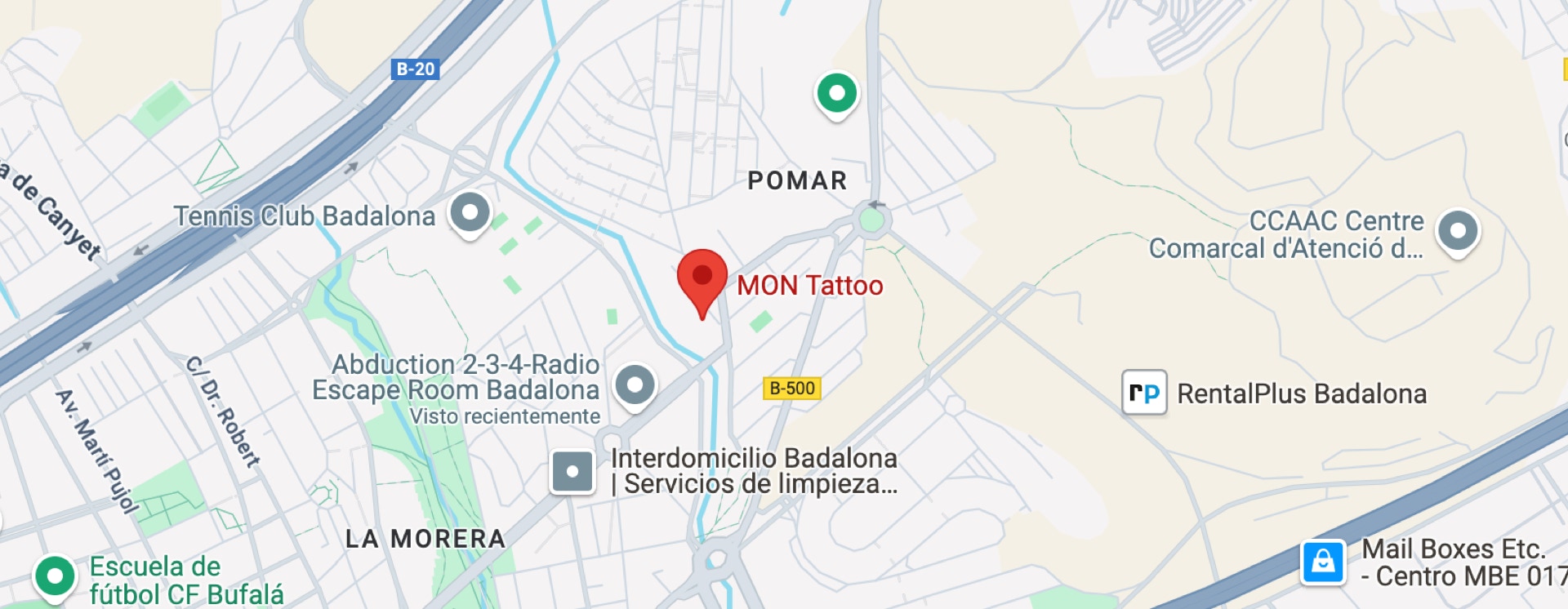 Mapa, ¿Tienes dudas o quieres tu cita? Contáctanos. Estamos en Badalona, listos para ayudarte con lo que necesites.